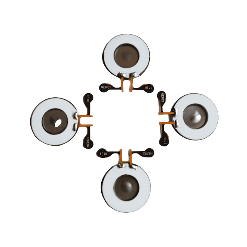 KNN16-140K Loodvrij gaas Medische inhaleerbare vernevelaar, vernevelingssnelheid 0,30 ml / min Mediane deeltjesgrootte 3,5um Soldeerbare FPC Aangepaste vernevelschijven